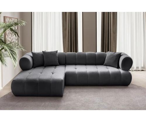 Diivan Petra Left - Dark Grey