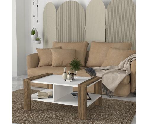 Erica - White, Walnut