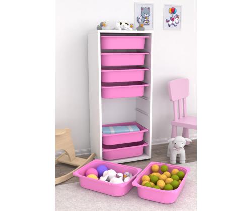 Cara 8N - White, Pink