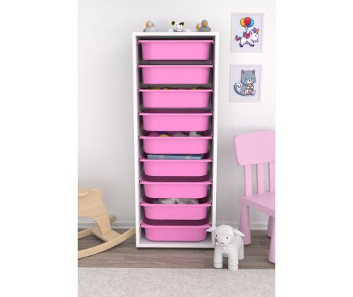 Zola 9N - White, Pink