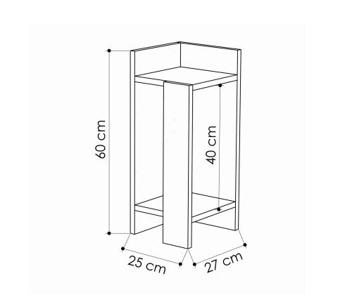 Elos Right - Oak, Anthracite