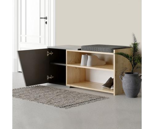 Fiona - Oak, Anthracite