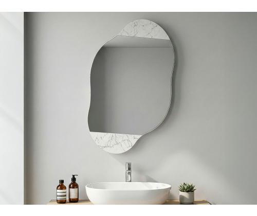 Cloud Storage Bathroom Wall Mirror - Carrara