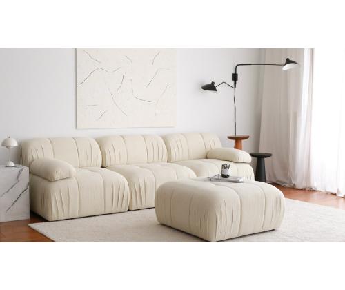 Diivan Soli Corner - White