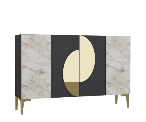 Afra KM120 - Anthracite, Gold