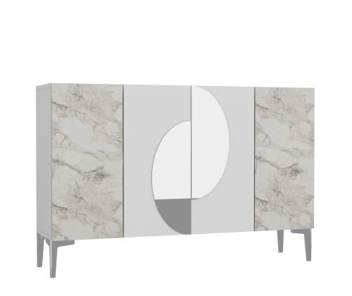 Afra KM120 - White, Silver