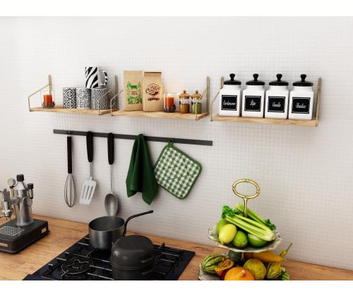 Dekoratif Duvar Rafı