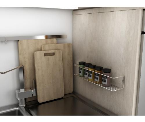 Banyo Makyaj Rafı, Baharatlık - Chrome