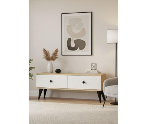 Mona 120 - Sapphire Oak, White