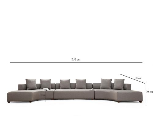 Gondol-3 (CHL-SOL-O3-CHL-SAĞ) - Grey