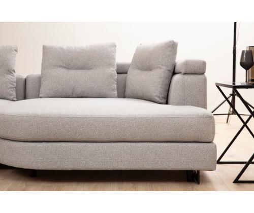 Padova Corner-2-Left - Light Grey