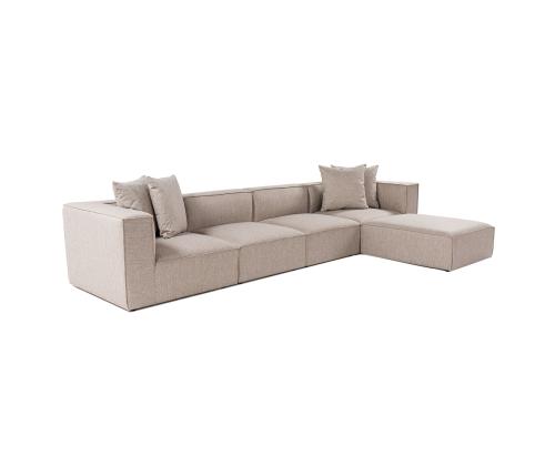 Sora (L1-O1-O1-1R-POUFFE ) - Sand Beige