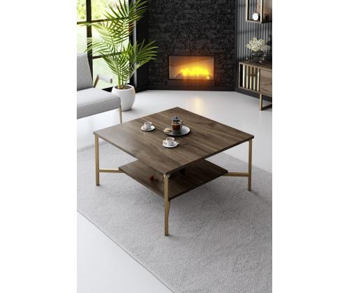 Gold Line - Walnut, Gold