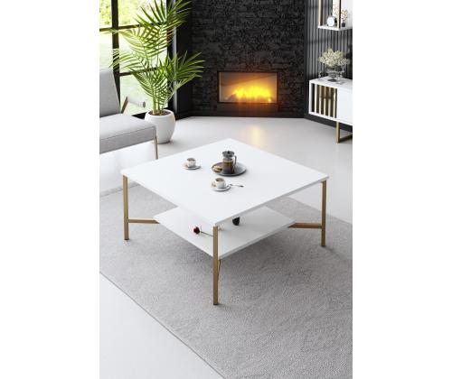 Gold Line - White, Gold