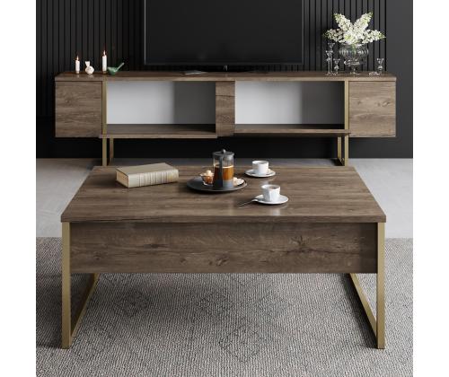 Luxe Set - Walnut, Gold