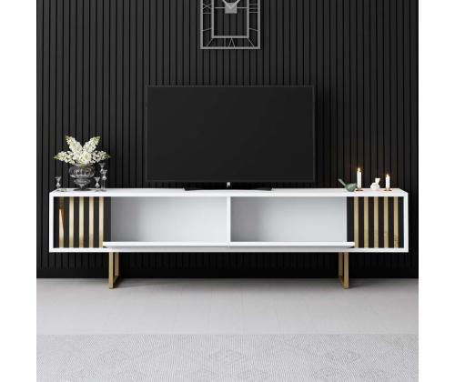 Gold Line - White, Gold