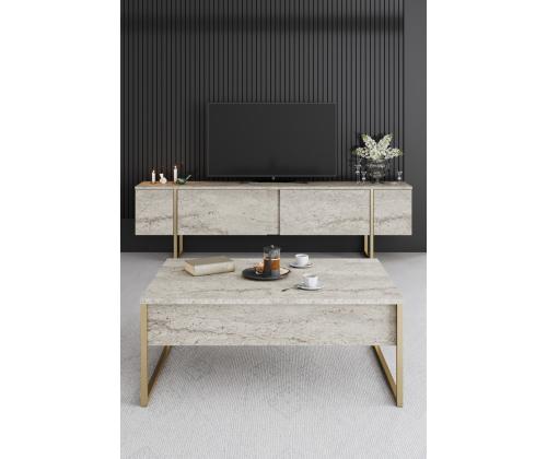 Luxe - Travertine, Gold