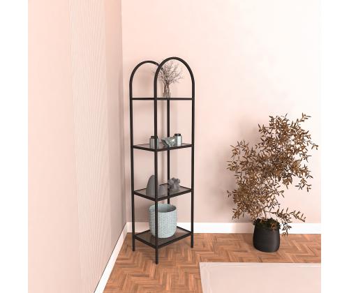 Mona - Black, Smoked Glass 40