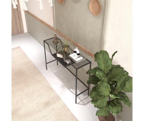 Lala - Black, Smoked Glass