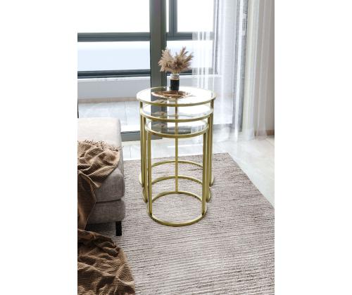 Alya - Gold, Transparent