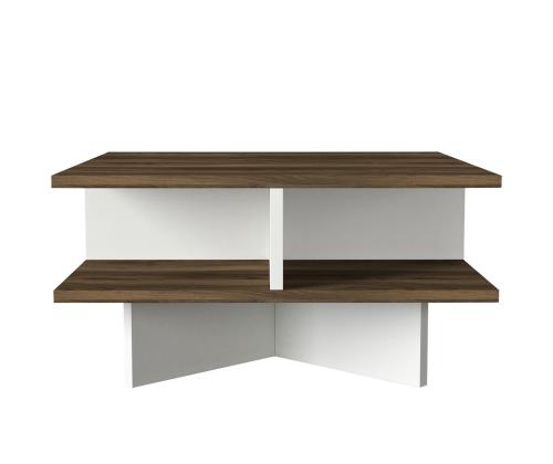 Hamton - Walnut, White