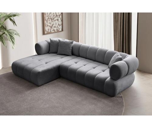 Diivan Petra Left - Dark Grey