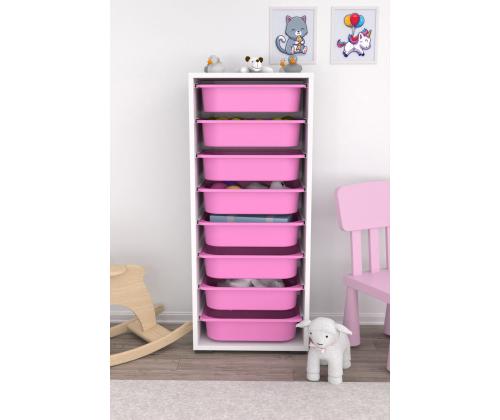 Cara 8N - White, Pink