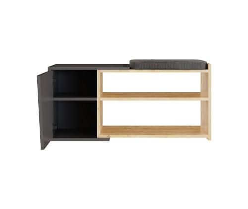 Fiona - Oak, Anthracite