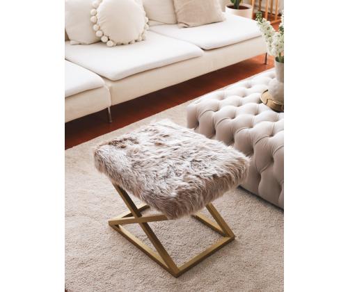 Capraz Pelush - Gold, Brown