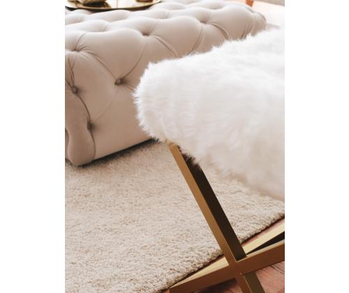 Capraz Pelush - Gold, White