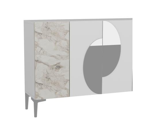 Afra KM120 - White, Silver