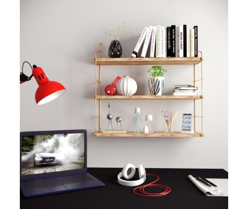 3'lü Duvar Rafı, Kitaplık