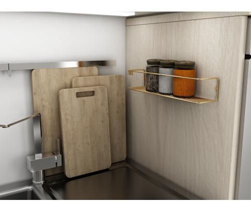 Banyo Makyaj Rafı, Baharatlık - Gold