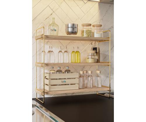 Masa Üstü 3 Katlı Organizer, Servis Rafı