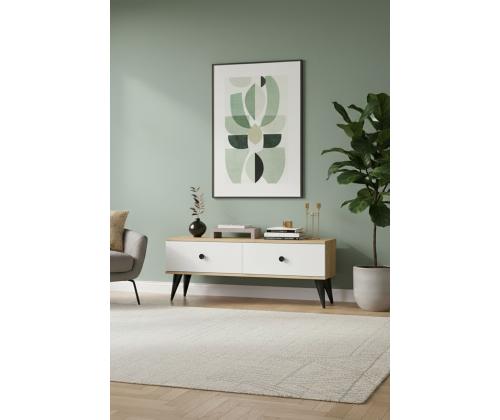 Mona 120 - Sapphire Oak, White