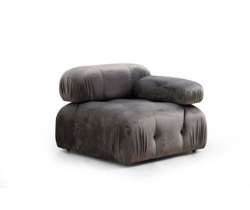 Bubble Corner ( L1-O1-1R -Puf) - Grey