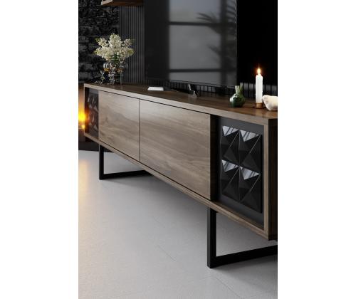 Black Line - Walnut, Black