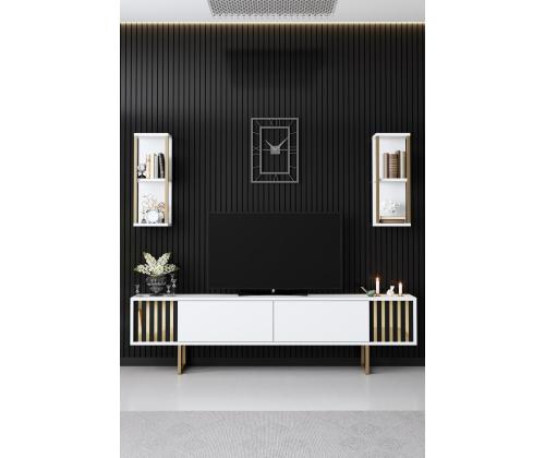 Gold Line - White, Gold