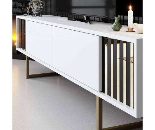 Gold Line - White, Gold