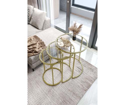 Alya - Gold, Transparent