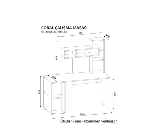 Coral - White, Walnut