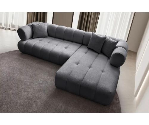 Diivan Petra Right - Dark Grey