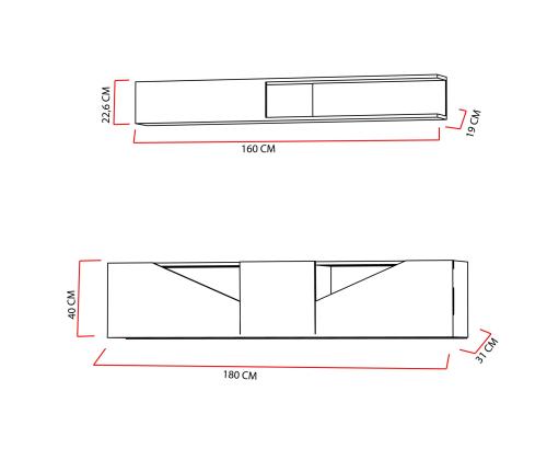Taç - Walnut, Black
