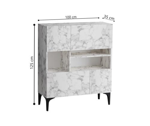 Krista - Carrara Marble