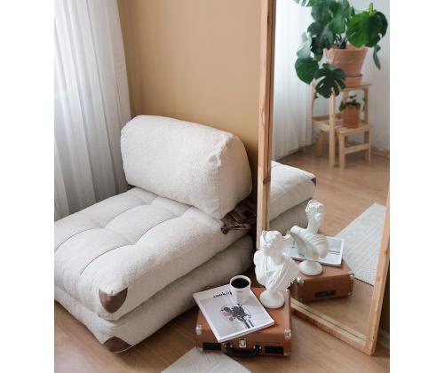 Diivan Fold Teddy - Cream