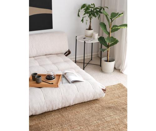 Diivan Fold Kadife 2 - White