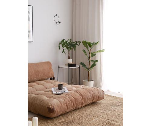 Diivan Fold Kadife 2 - Camel