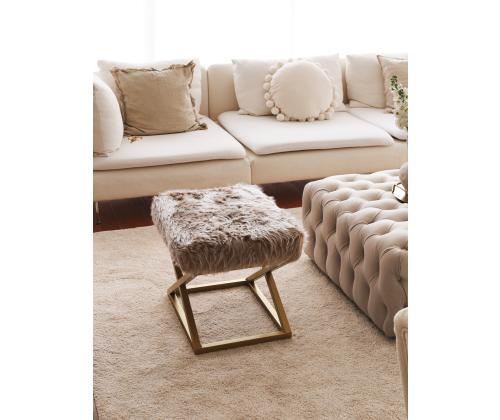 Capraz Pelush - Gold, Brown