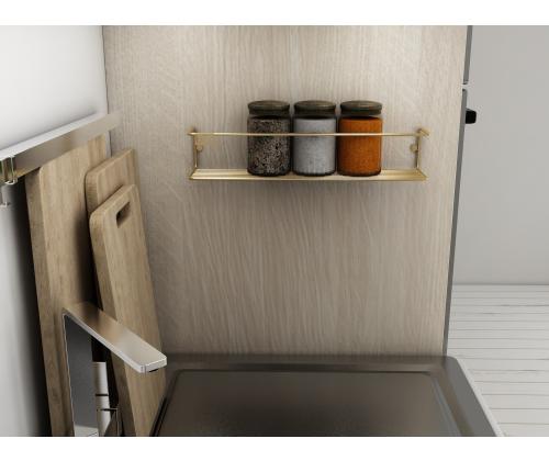 Banyo Makyaj Rafı, Baharatlık - Gold