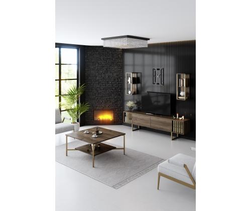 Gold Line - Walnut, Black